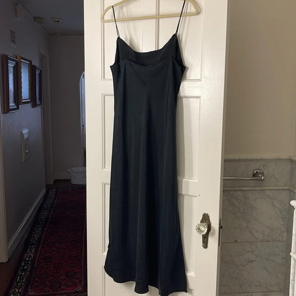J.Crew Gwyneth cupro-blend slip dress BA916